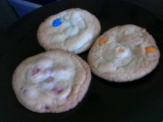 Election Day Cookies, in the blue cookie, Conservatives, in the red cookie, Labour, and in the orange cookie, Liberal Democrats